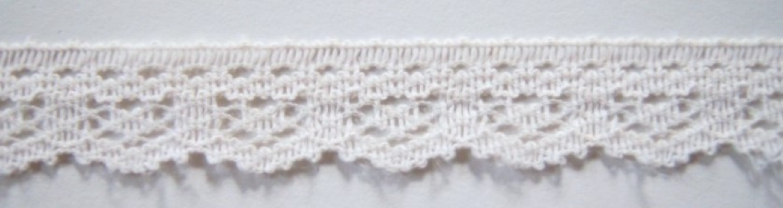 Ivory 7/16" Nylon Lace