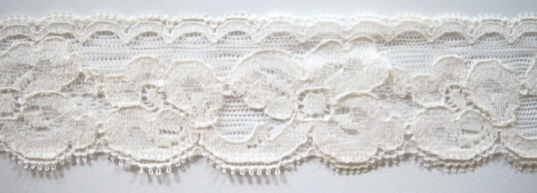 Ivory 1 3/4" Nylon Lace