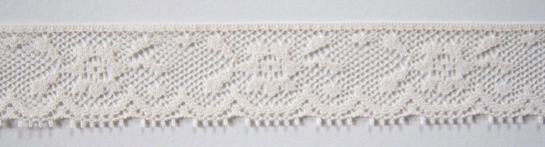 Light Ivory 3/4" Nylon Lace