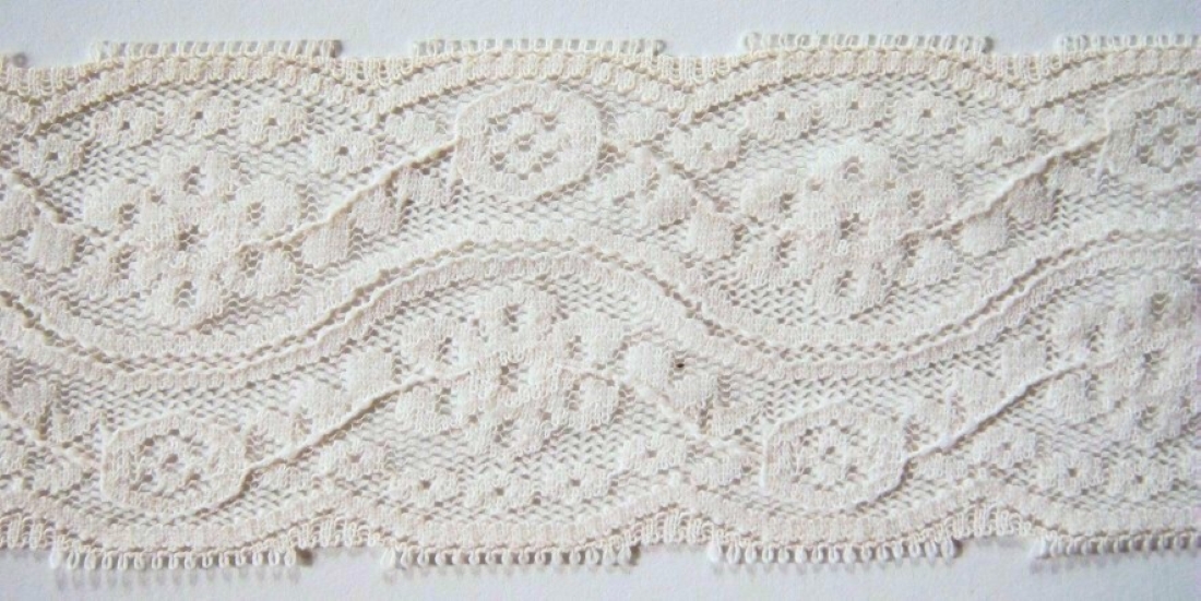 Natural 1 7/8" Nylon Lace