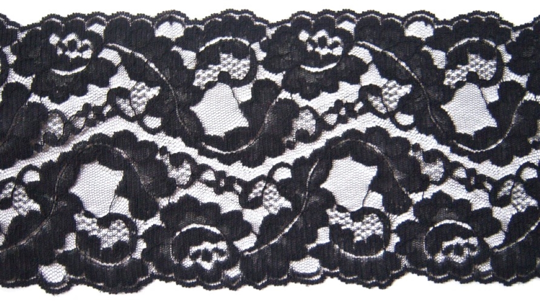 Black 5 1/2" Nylon Lace