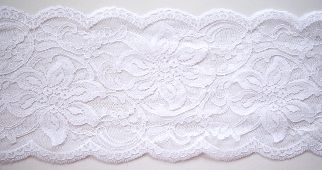 White 5 3/8" Nylon Lace