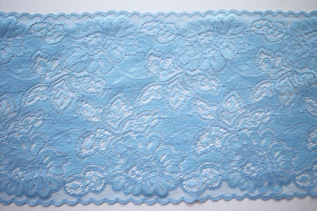 Robins Egg 6 1/2" Nylon Lace