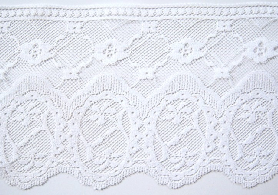 White 7" Nylon Lace