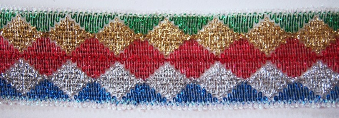 Gold/Red/Silver 1" Trim