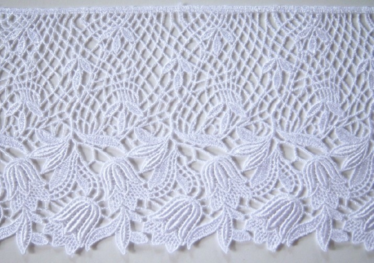 White 5 1/2" Venise Lace