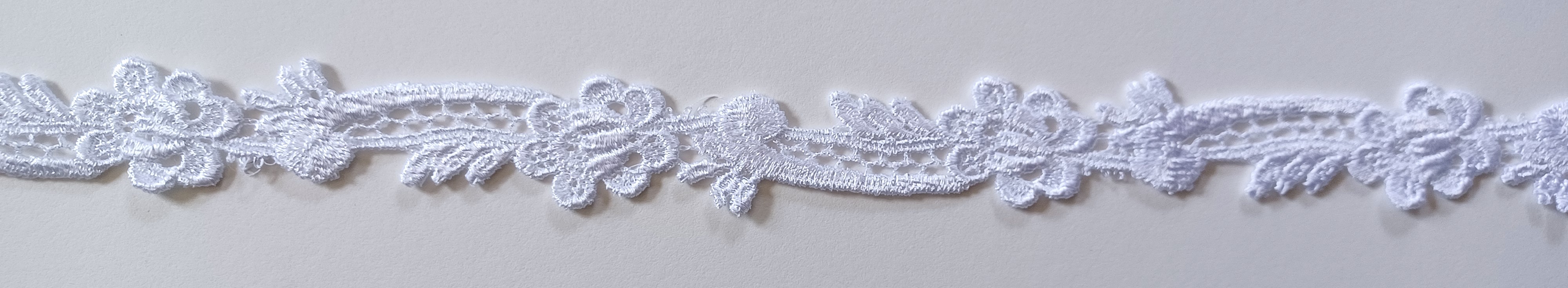 White 1" Venise Lace