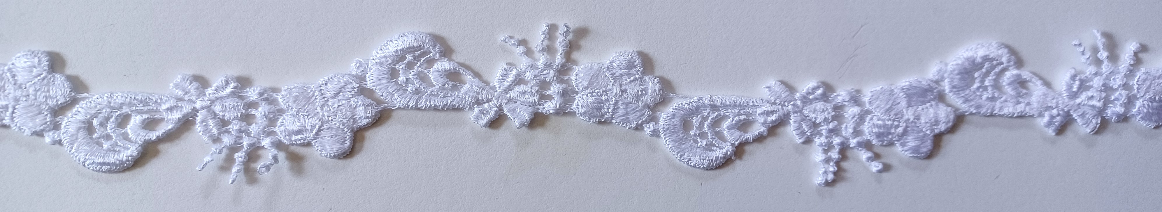 White 1 1/8" Venise Lace