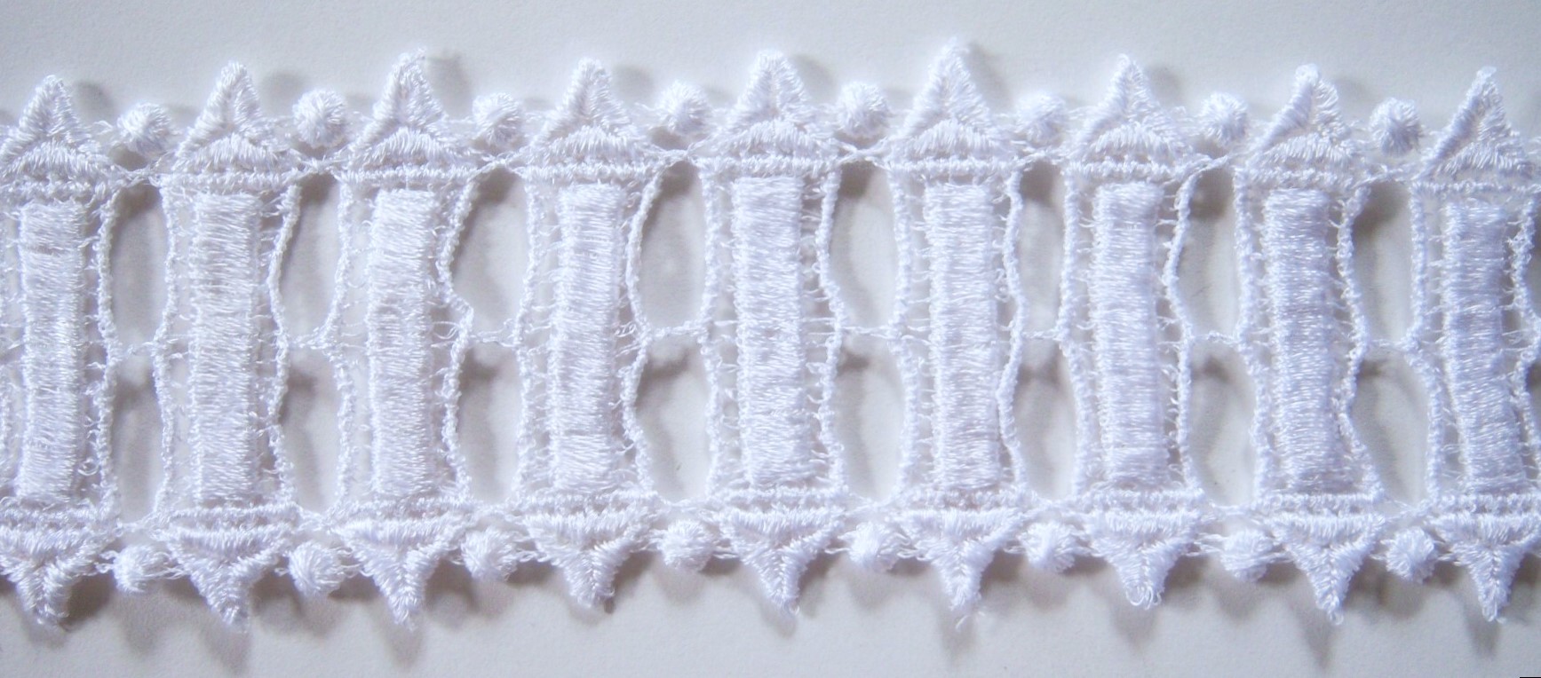 White 2 1/4" Venise Lace