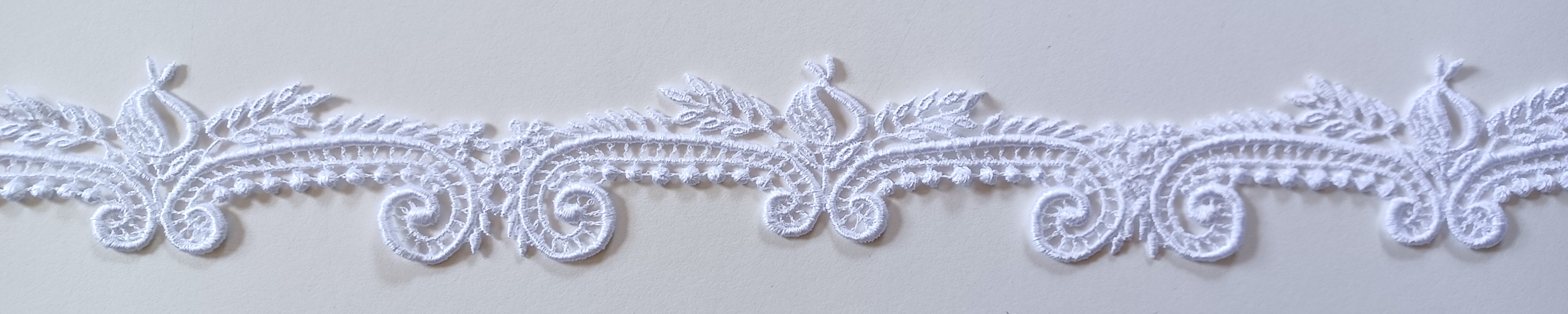 White 1 3/4" Venise Lace