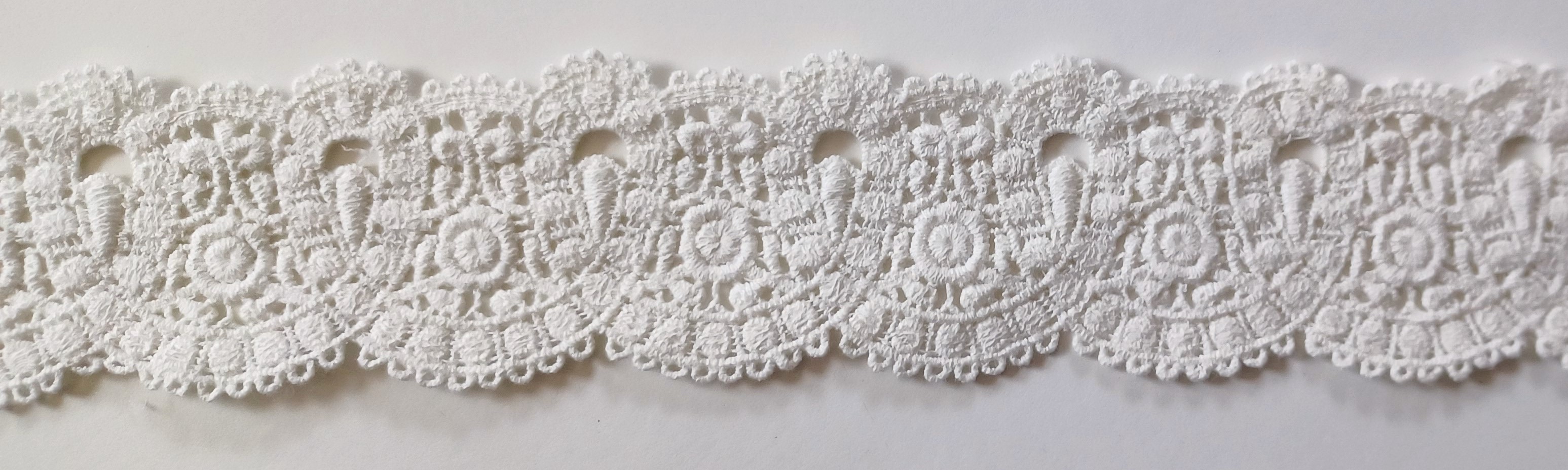 Natural 2 1/4" Cotton Venise Lace