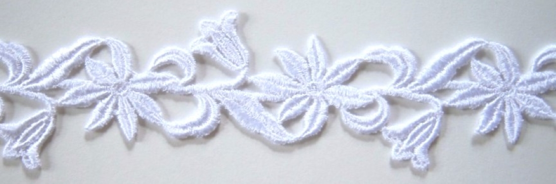 White 1 1/2" Venise Lace