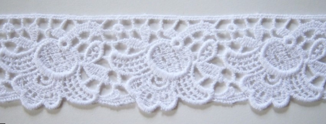 White 1 7/8"Venise Lace Trim