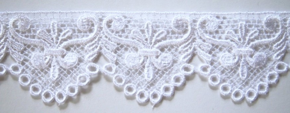 White 2" Venise Lace