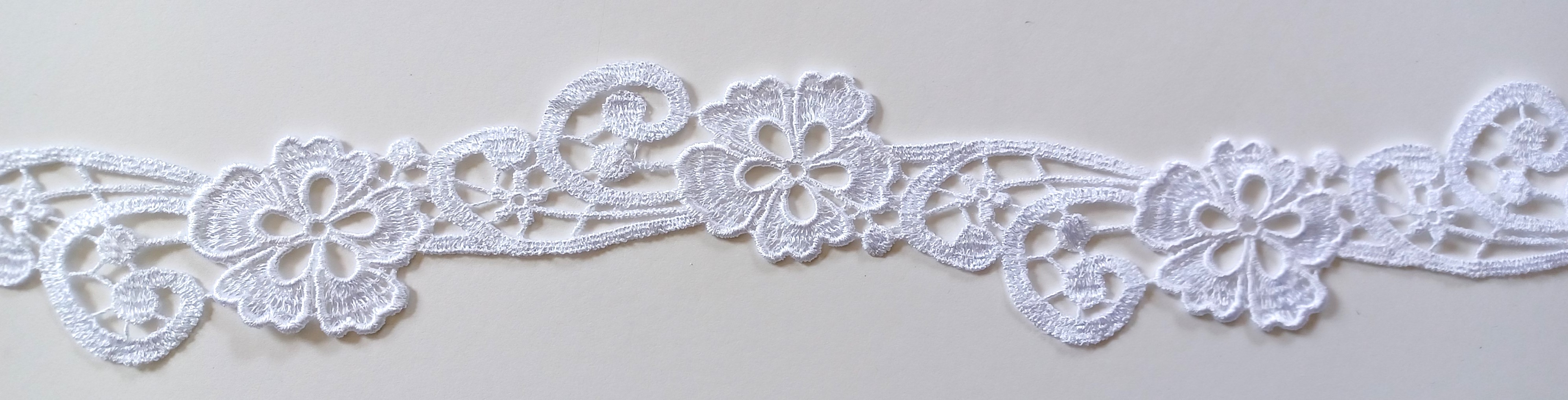 White 2" Venise Lace