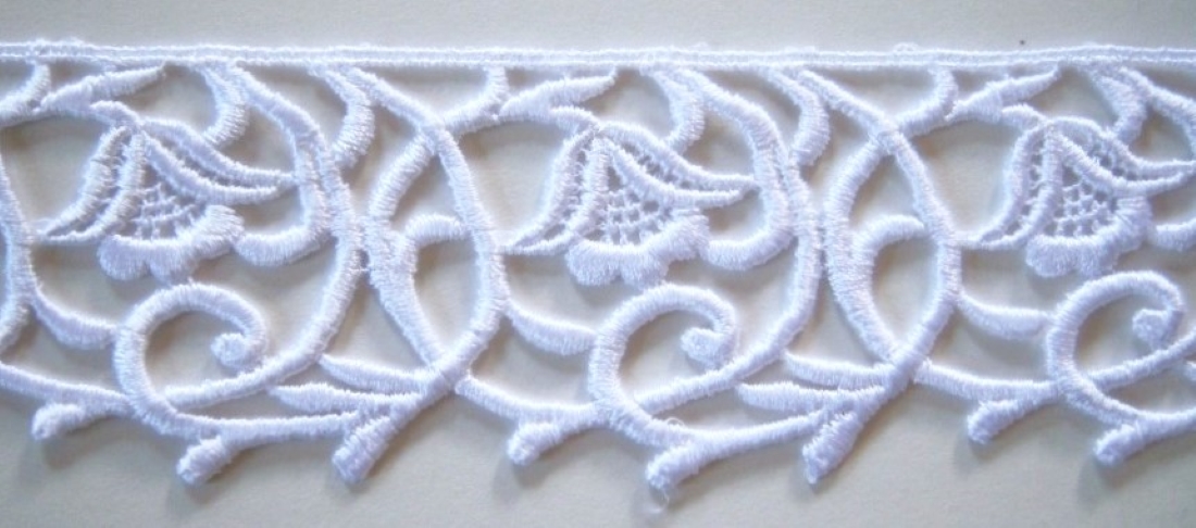 White 2" Venise Lace