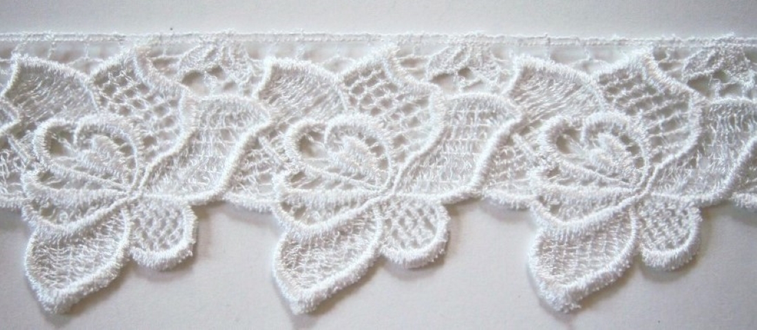 Natural White 2 1/2" Venise Lace