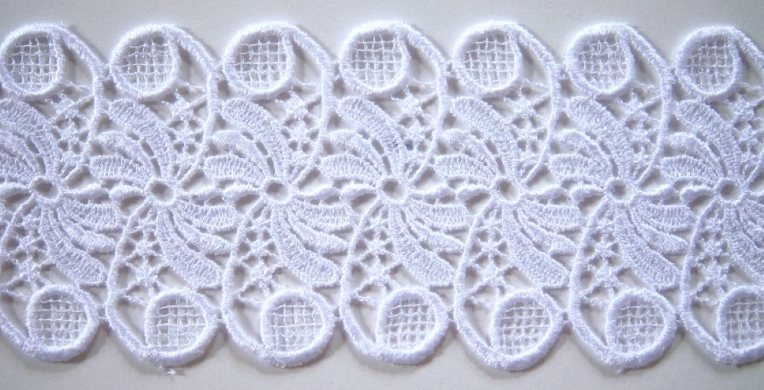 White 3" Venise Lace