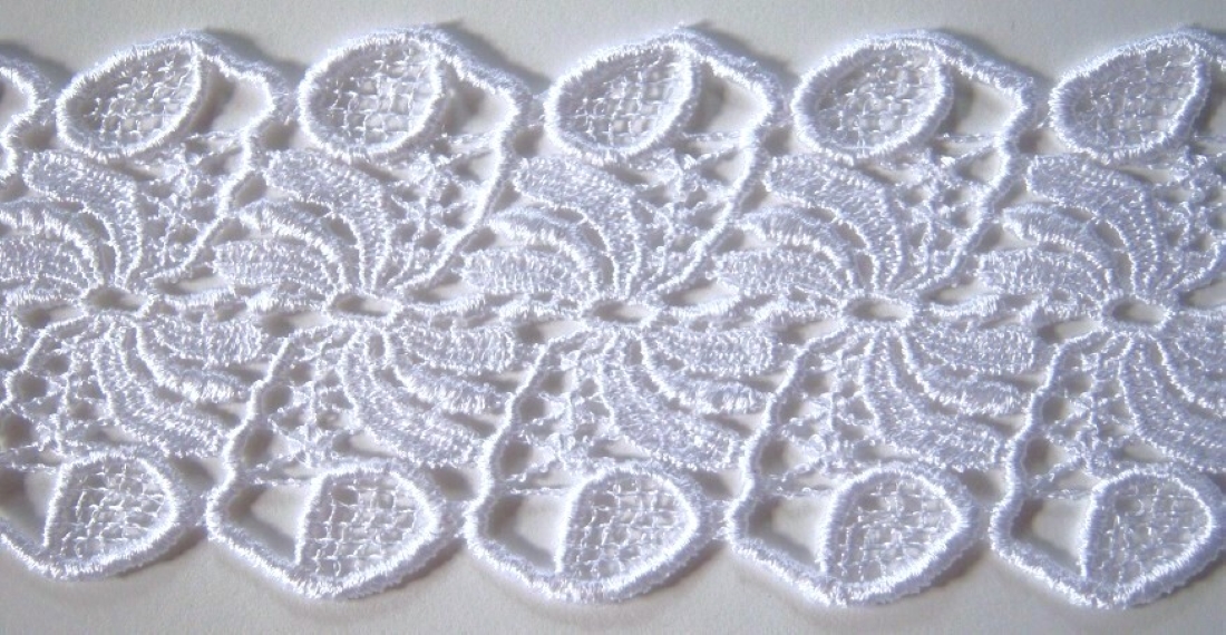 White 3" Venise Lace