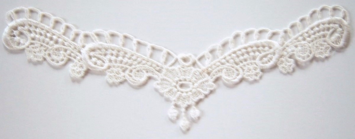 Ivory Venise Lace Applique