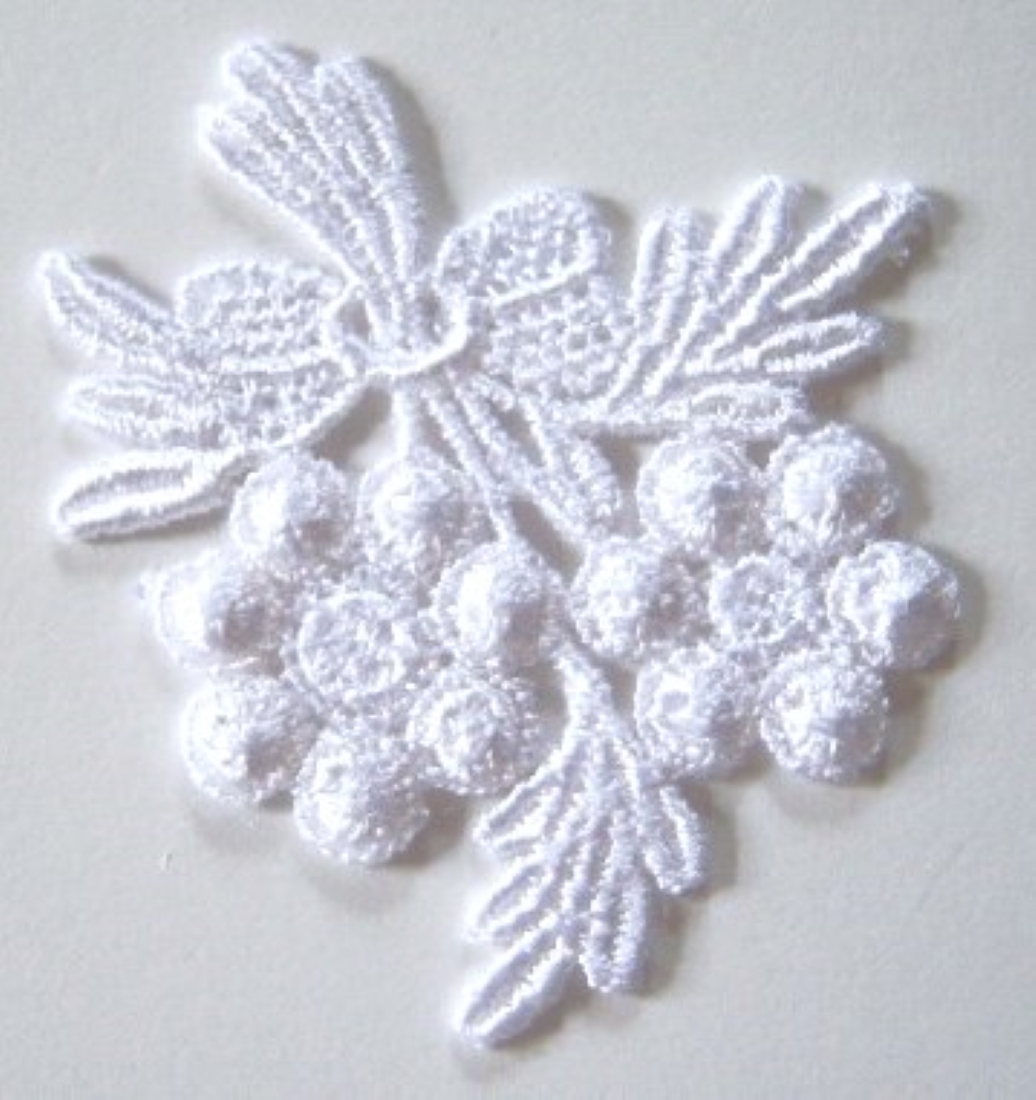 White Grapes Venise Lace Applique