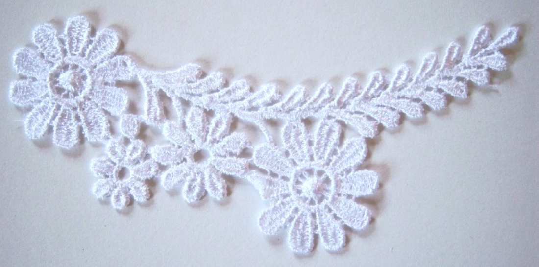 White Motif Venise Lace Applique