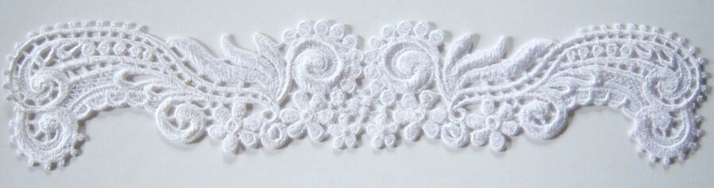 Off White Venise Lace Applique