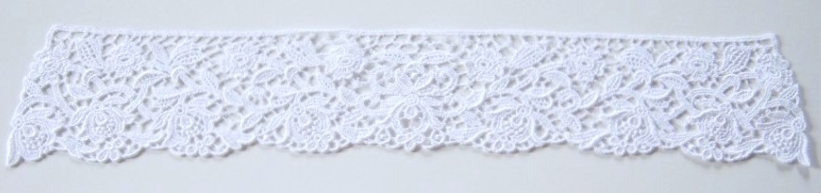 White Venise Lace 17" Collar