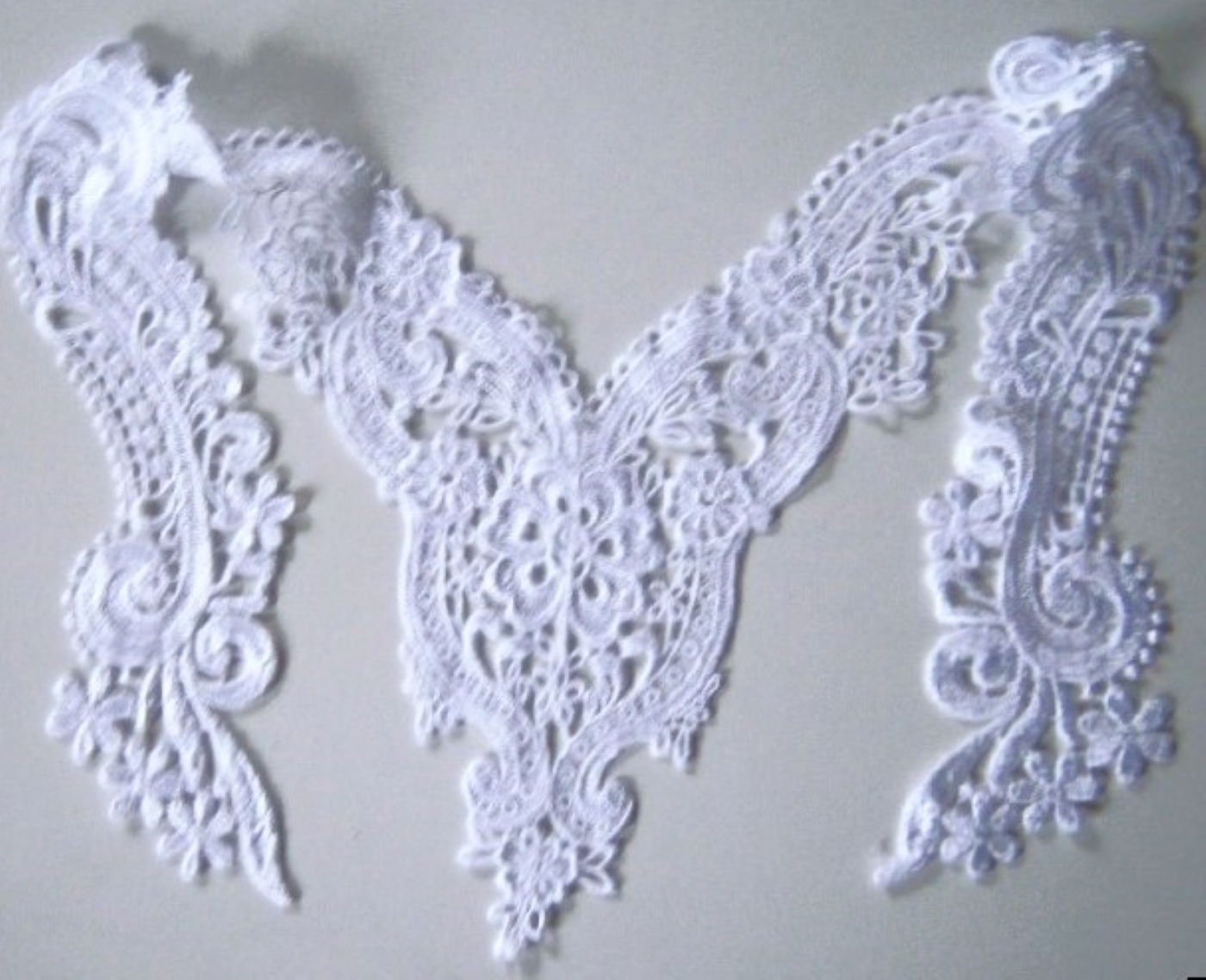 Venice Lace Applique Yoke