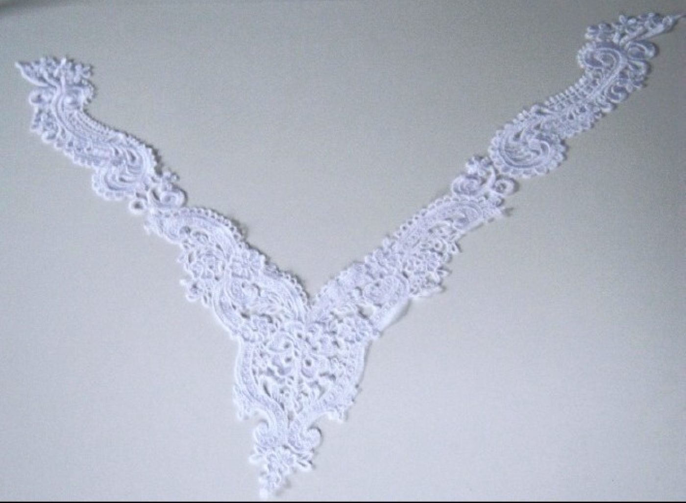 Venice Lace Applique Yoke