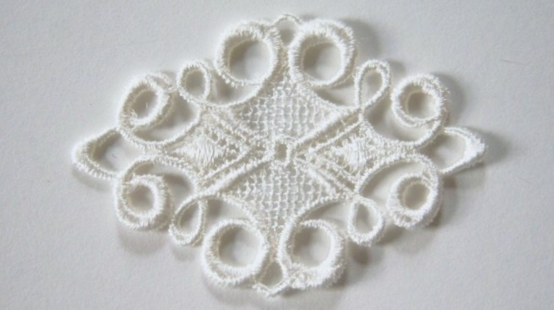 Light Ivory Venise Lace Applique