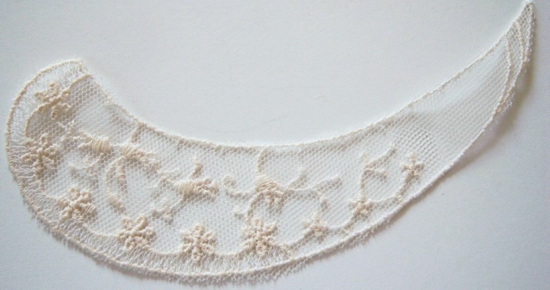 Light Ivory Flower Venise Lace Applique