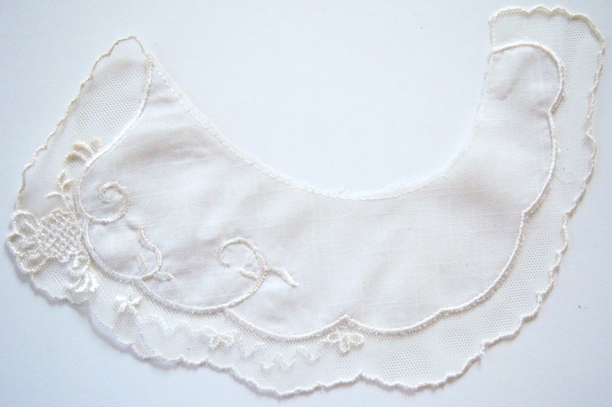 Beige/Ivory Applique