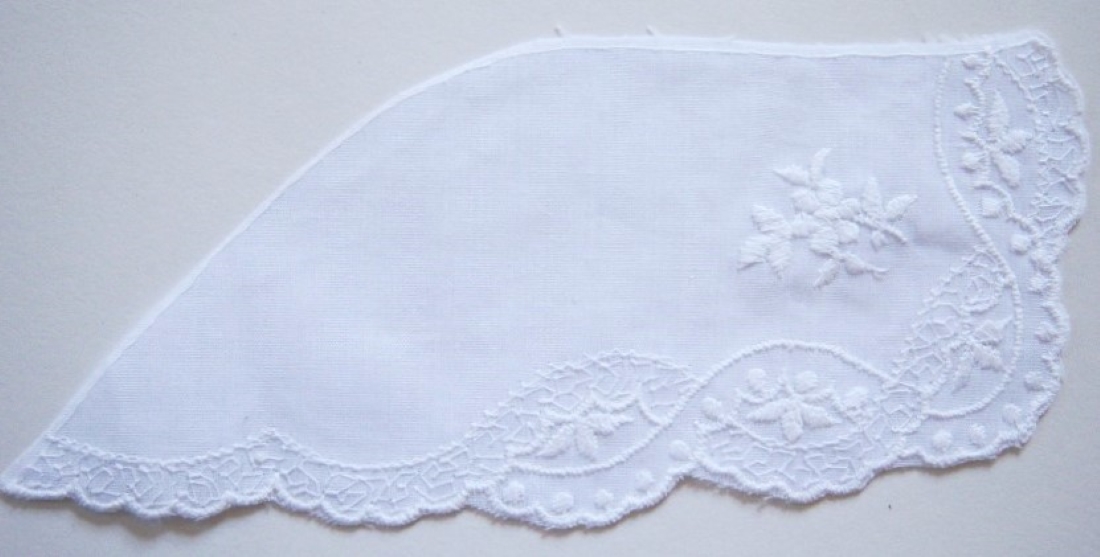 White Cotton Venise Lace Applique