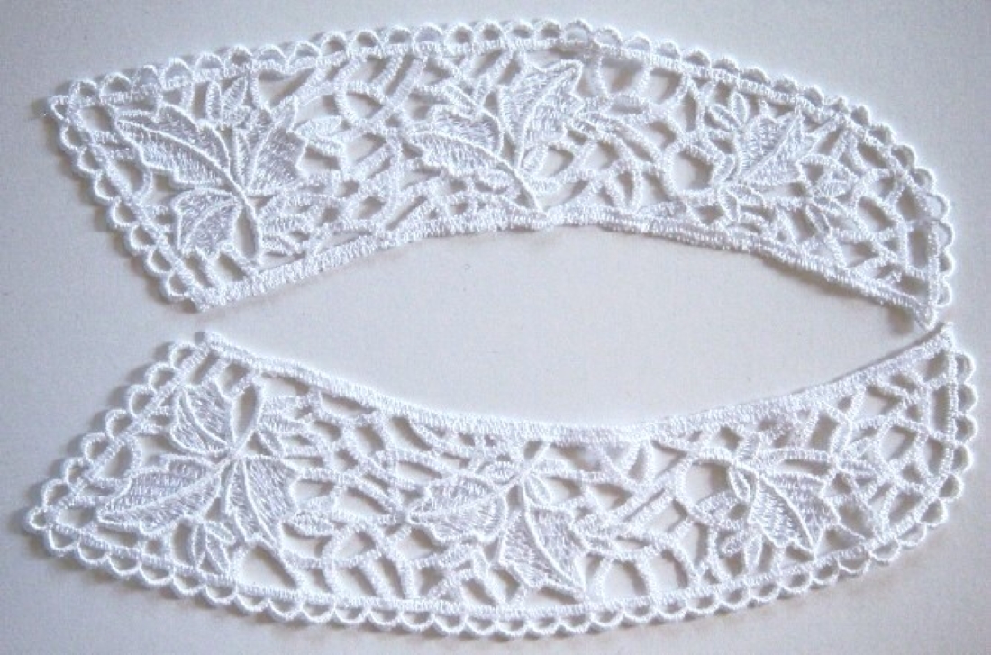 Off White Venise Lace Collar