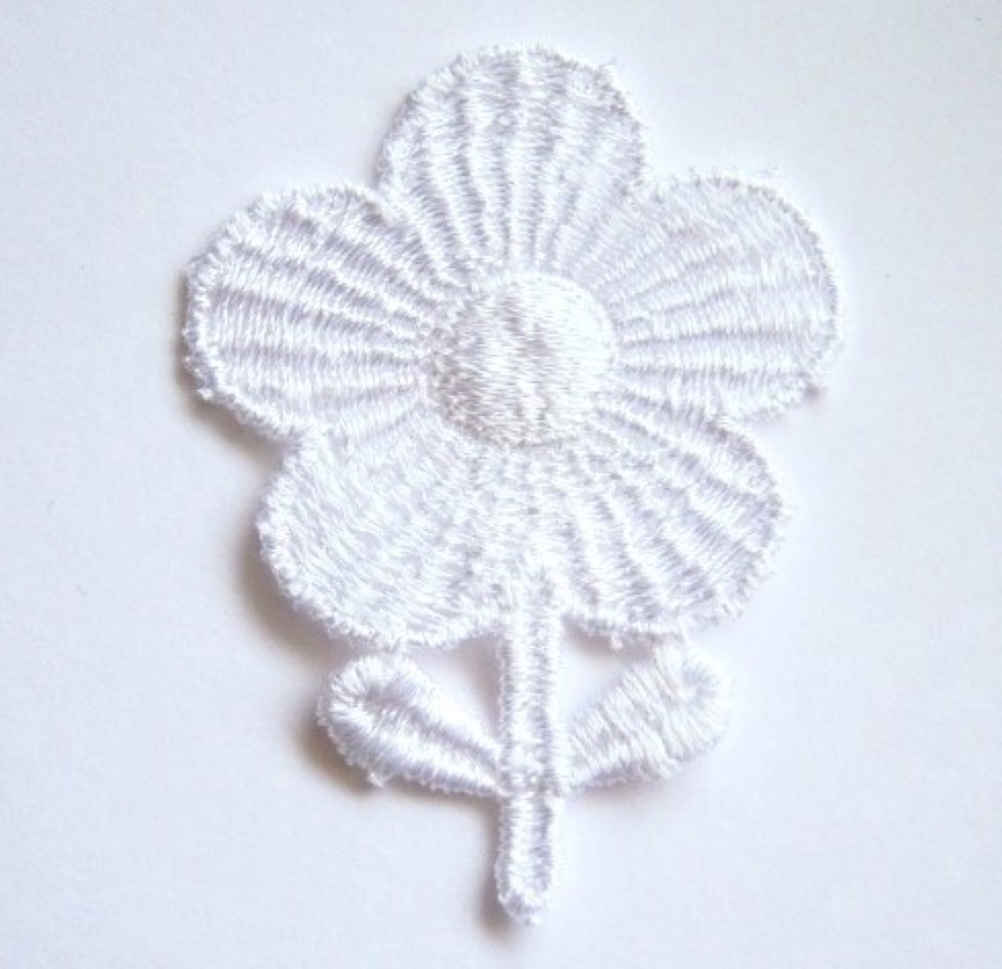 White Flower Venise Lace Applique