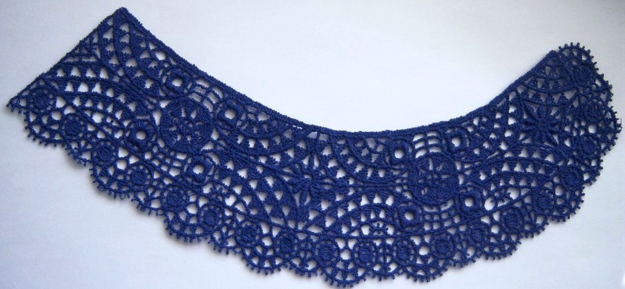 Violet Venise Lace Applique