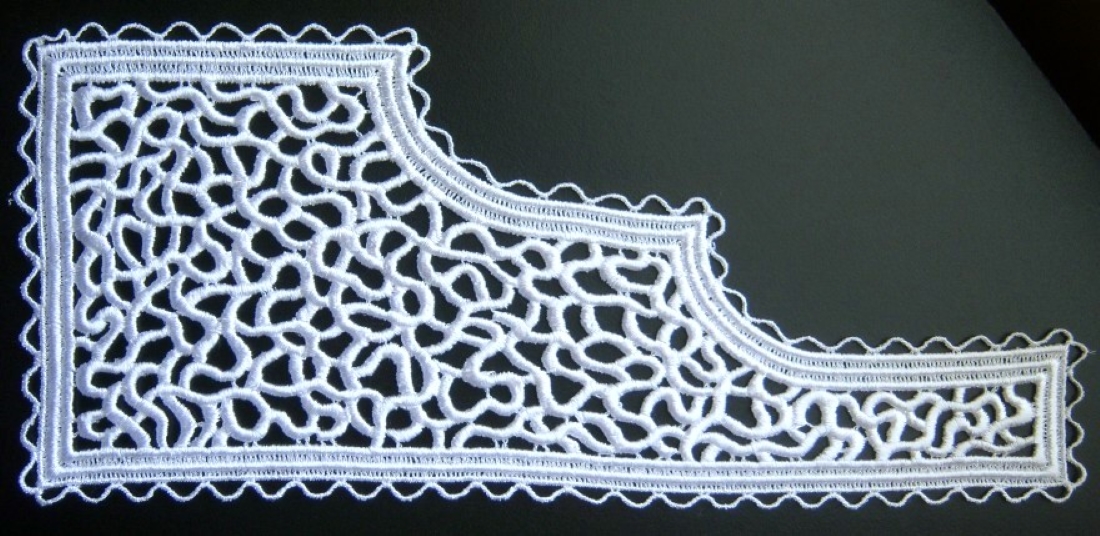 Ivory Venise Lace Applique