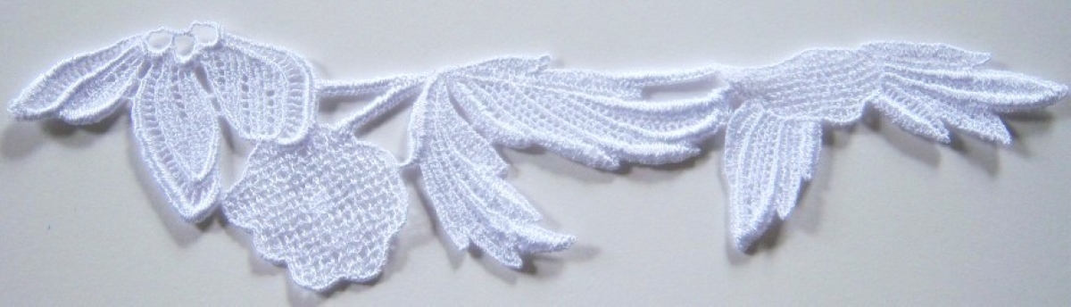 White Venise Lace Applique