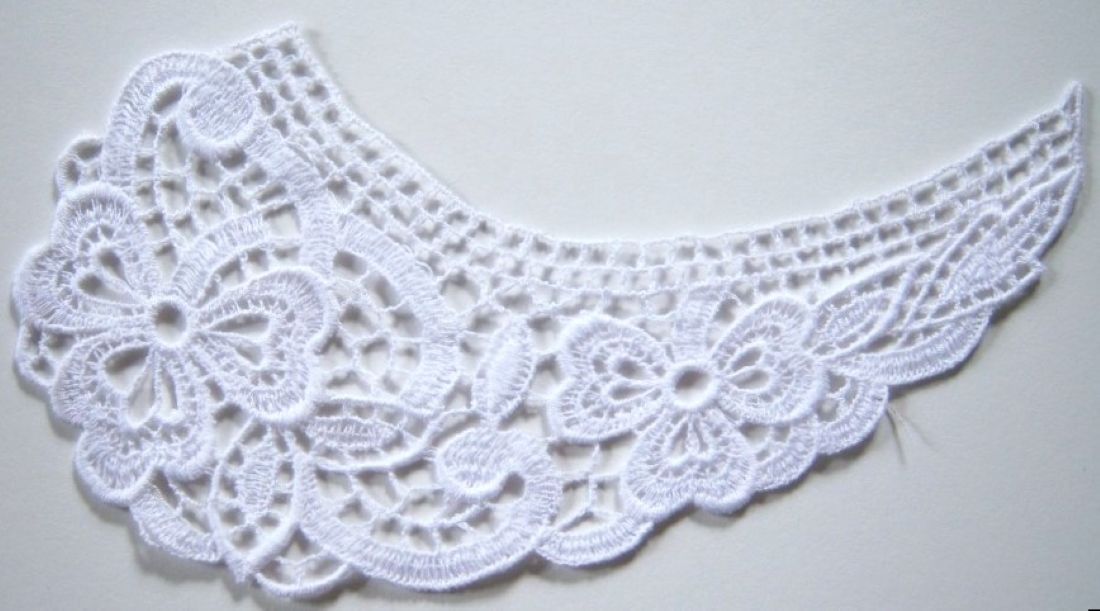 White Venise Lace Applique