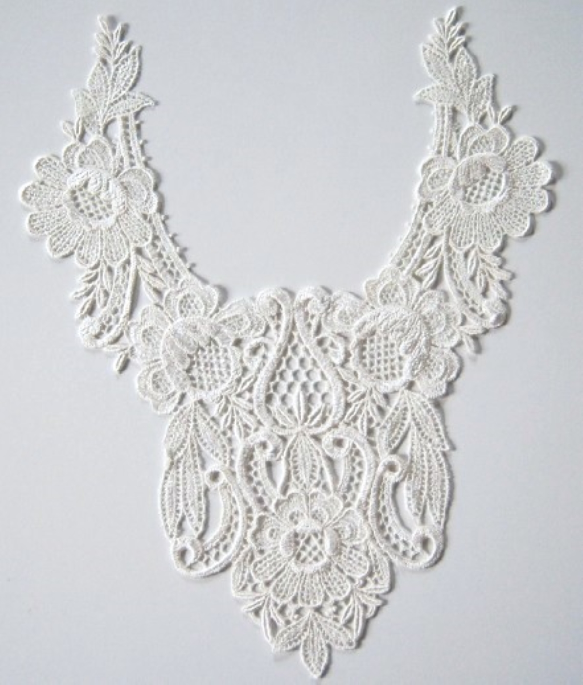 Light Ivory Venise Lace 10" x 13" Yoke