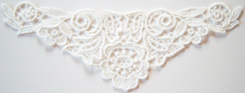 Light Ivory Venise Lace Applique