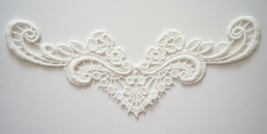 Light Ivory Venise Lace 3" x 8 1/2" Yoke