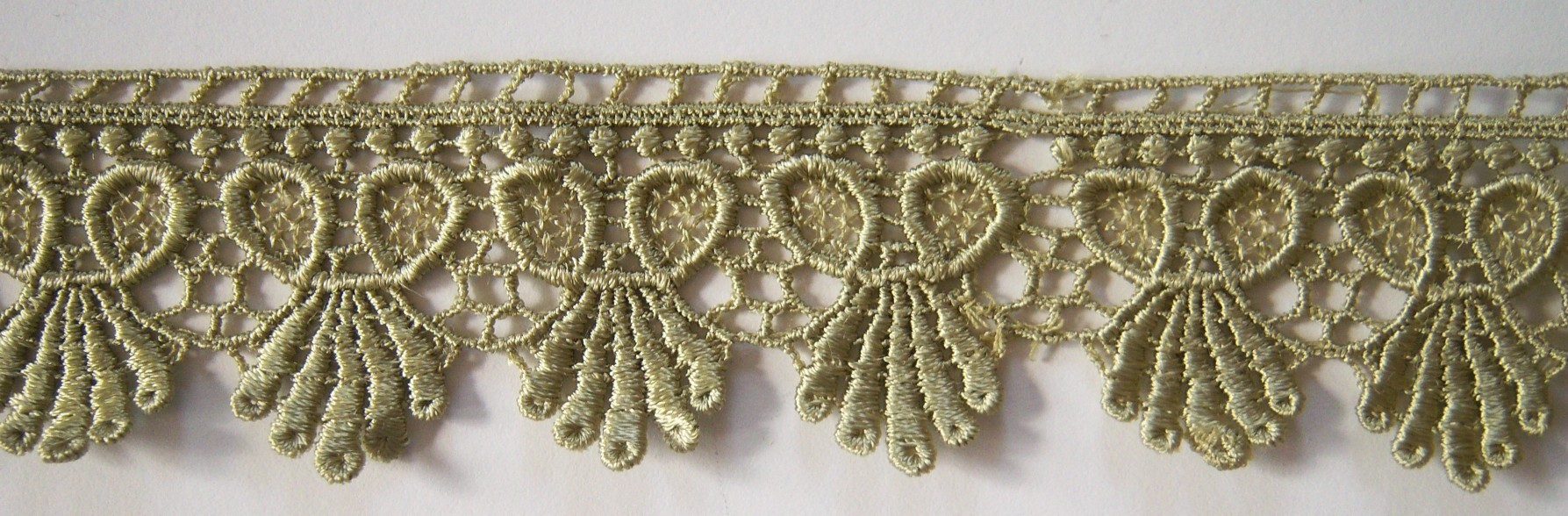 Bright Green 1 3/4" Venise Lace