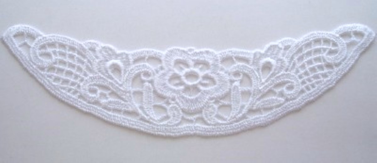 White Motif Venise Lace Applique