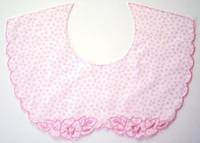 Pink Floral Embroidered Yoke