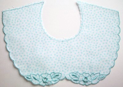 Aqua Embroidered Yoke