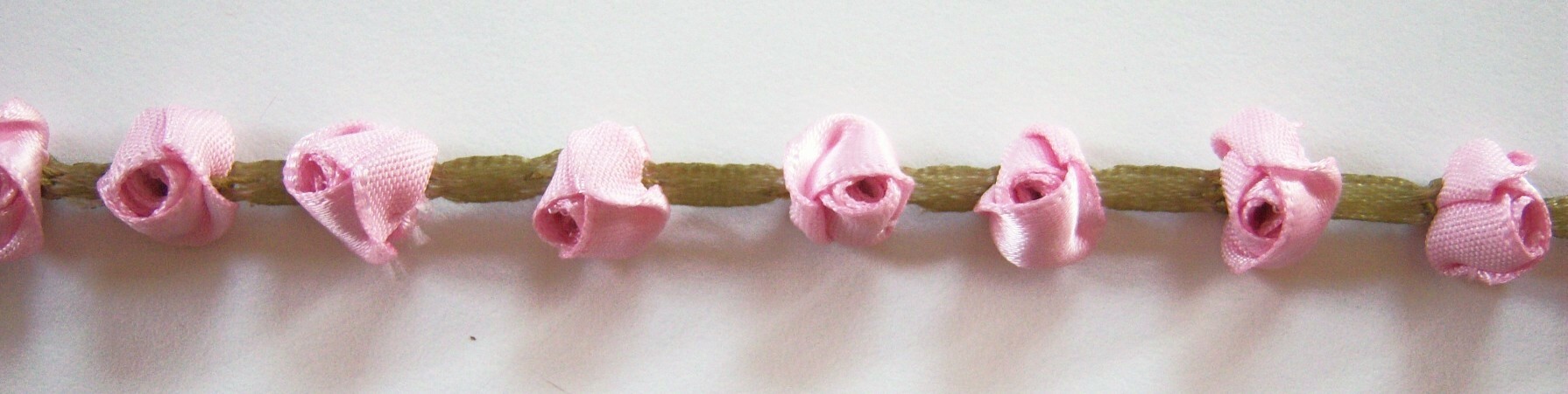 Pink Rosebud/Fern 3/8" Trim