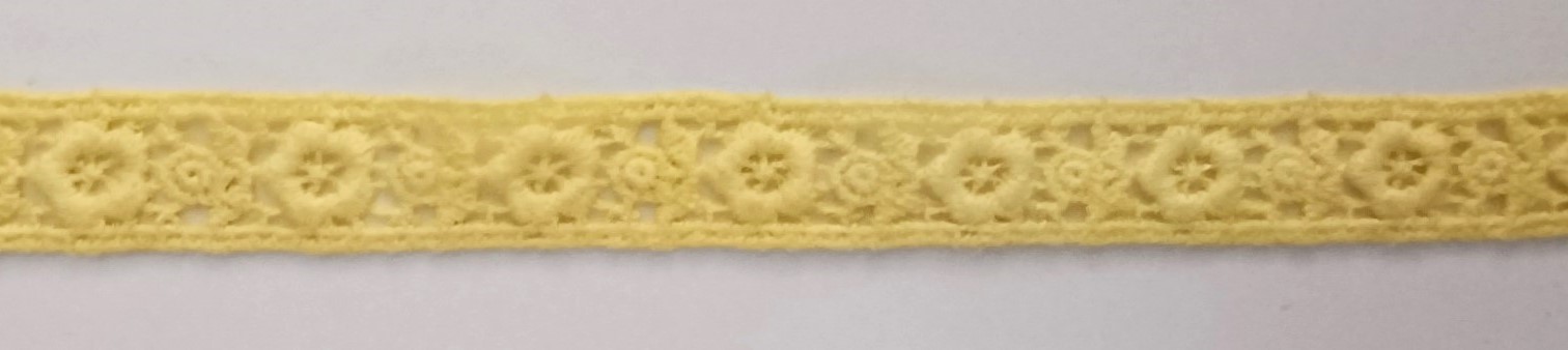 Lemon Flower Border 3/4" Venise Lace