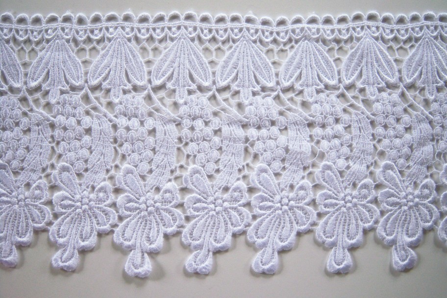 White 8" Venise Lace